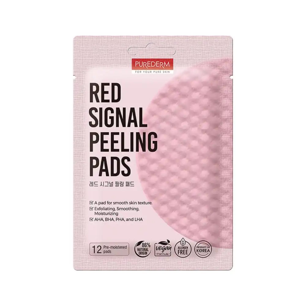 Purederm Red Signal Peeling Pads 12 Sheets