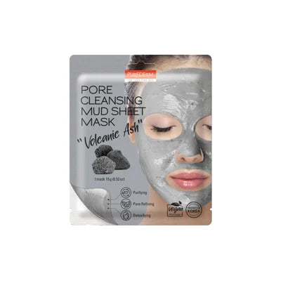 Purederm Pore Cleansing Mud Sheet Mask "Volcanic Ash"