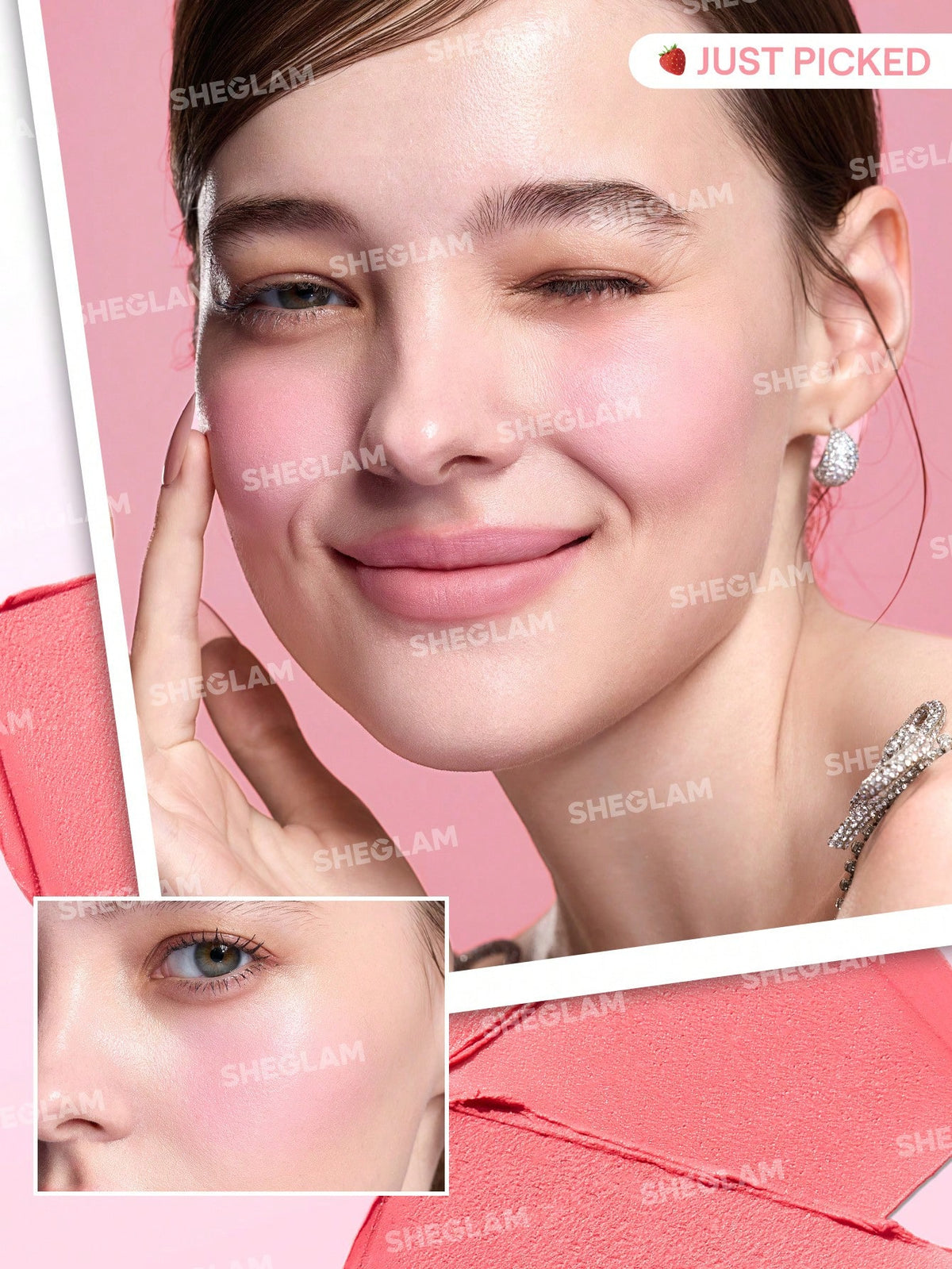 SHEGLAM Very Cherry Cheek & Lip Cream Stack