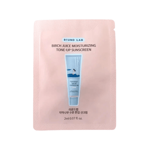 Round Lab Birch Juice Moisturizing Tone-Up Sunscreen Pouch 2Ml