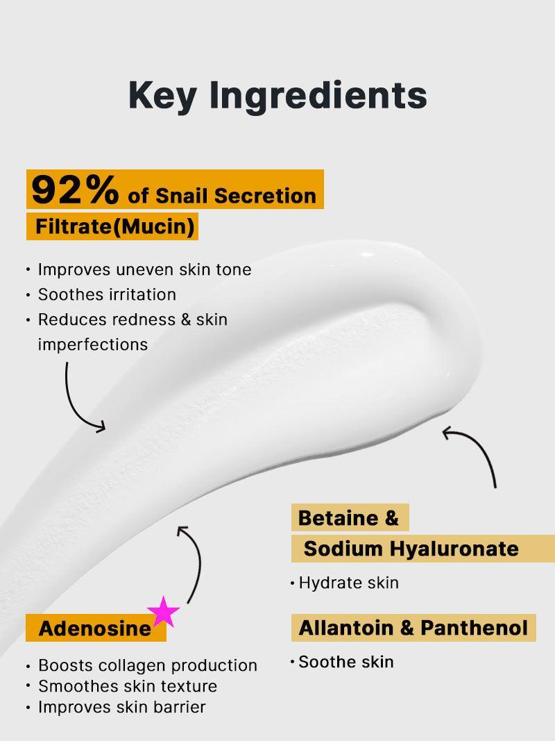 Cosrx Advanced Snail 92 key ingredients