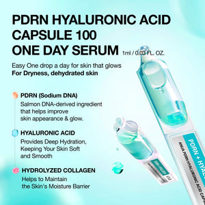 Anua-Faceserum-30Ml-Kr-W-Pdrn + Hyaluronic Acid Capsule 100