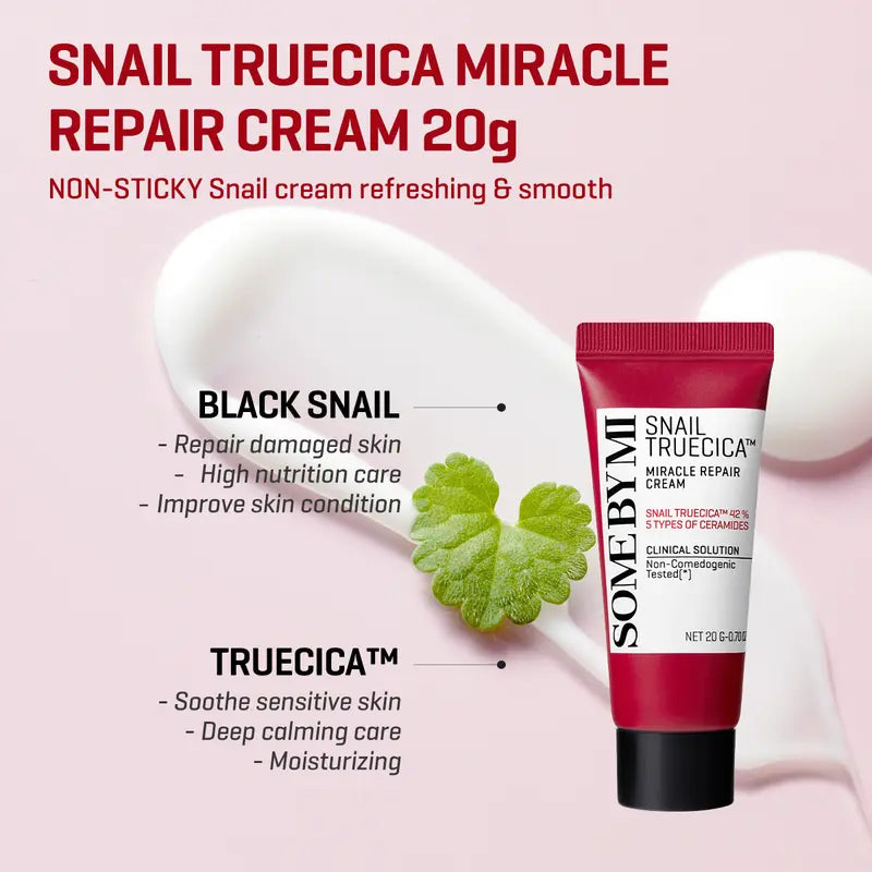 Some By Mi Snail Truecica Miracle Repair Cream 20g - image 2