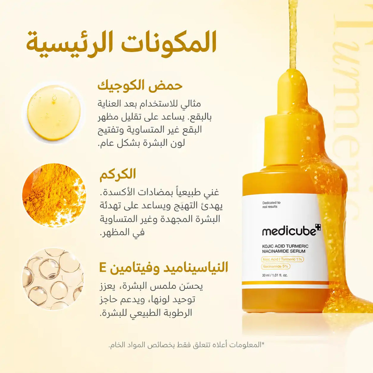 Medicube KOJIC ACID TURMERIC NIACINAMIDE SERUM (30ml)