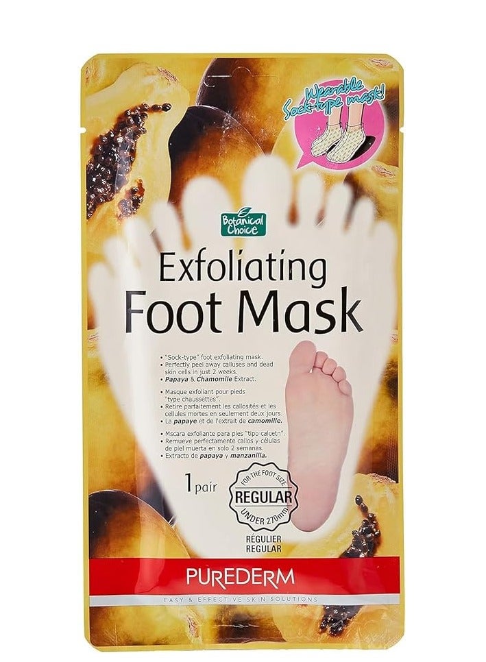 Purederm Exfoliating Foot Mask Regular Size