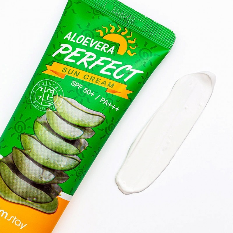 Farm Stay Aloevera Perfect Sun Cream Spf50 PA++++ (70g)